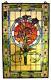 Stained Glass Chloe Lighting Tulips Window Panel 20 X 32 Inches Handcrafted New