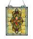 Stained Glass Chloe Lighting Victorian Window Panel 18 X 25 Handcrafted New