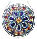 Stained Glass Chloe Lighting Victorian Window Panel 20 Diameter Handcrafted New