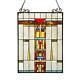 Stained Glass Chloe Lighting Window Panel CH3P701CB24-GPN 17.5 X 25 Handcrafted