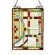 Stained Glass Chloe Lighting Window Panel CH3P702CO24-GPN 17.5 X 25 Handcrafted