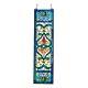 Stained Glass Fleur De Lis Tiffany Style Colorful Window Front Door Panels PAIR