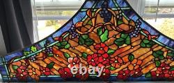 Stained Glass Hand Made Tiffany Style 3 Panels