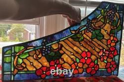 Stained Glass Hand Made Tiffany Style 3 Panels