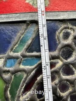 Stained Glass Hand Made Tiffany Style 3 Panels