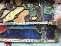 Stained Glass Hand Made Tiffany Style 3 Panels