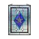 Stained Glass Hanging Star Window Panel Texas Lone Star Art Glass Suncatcher