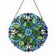 Stained Glass Panel 12 Inch/16 Inch Decorative Window Hanging Suncatcher S