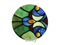 Stained Glass Panel 12 Inch/16 Inch Decorative Window Hanging Suncatcher S