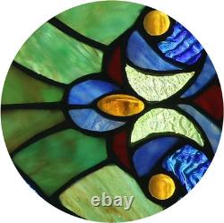 Stained Glass Panel 12 Inch/16 Inch Decorative Window Hanging Suncatcher Smal