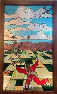 Stained Glass Panel 58 1/2 X 33 3/4 by Ronda Coryell