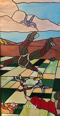 Stained Glass Panel 58 1/2 X 33 3/4 by Ronda Coryell