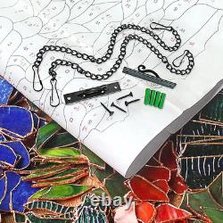 Stained Glass Panel Asian Koi Fish Stained Glass Window Hangings Window Trea
