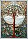Stained Glass Panel The Tree of Life Stained Glass Window Hangings Art Glass