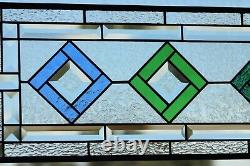 Stained Glass Panel, Transom, Sidelight-35.5 x 9.5