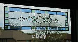 Stained Glass Panel, Transom, Sidelight-38 3/4x11 3/4 M-T-O