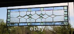 Stained Glass Panel, Transom, Sidelight-38 3/4x11 3/4 M-T-O