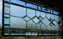 Stained Glass Panel, Transom, Sidelight-38 3/4x11 3/4 M-T-O