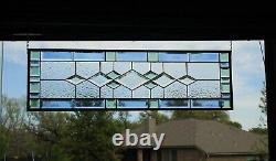 Stained Glass Panel, Transom, Sidelight-38 3/4x11 3/4 M-T-O