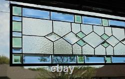 Stained Glass Panel, Transom, Sidelight-38 3/4x11 3/4 M-T-O