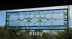 Stained Glass Panel, Transom, Sidelight-38 3/4x11 3/4 M-T-O