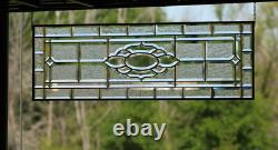 Stained Glass Panel, Transom, Sidelight39 1/4x 13 3/8 M-T-O Clear Beveled
