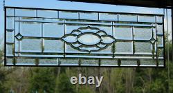 Stained Glass Panel, Transom, Sidelight39 1/4x 13 3/8 M-T-O Clear Beveled