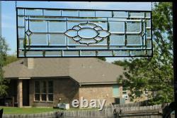 Stained Glass Panel, Transom, Sidelight39 1/4x 13 3/8 M-T-O Clear Beveled