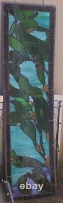 Stained Glass Panel Window Sun Catcher Divider 58x16