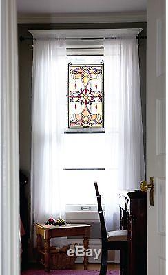 Stained Glass Panel Window Suncatcher Tiffany Style Mission Craftsman Victorian