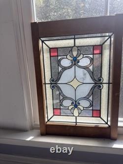 Stained Glass Panel Wood 14,5x21