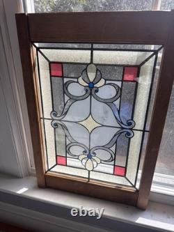 Stained Glass Panel Wood 14,5x21