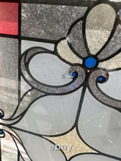 Stained Glass Panel Wood 14,5x21