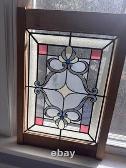 Stained Glass Panel Wood 14,5x21