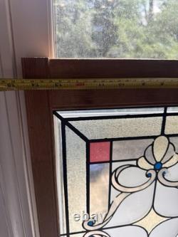 Stained Glass Panel Wood 14,5x21