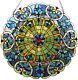 Stained Glass Panel for Window Tiffany Style Suncatchers Vintage Look Victorian