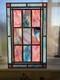 Stained Glass Panel in Blues and Pinks