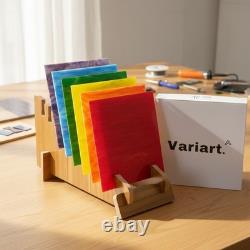 Stained Glass Panels 12x12 Inches for Arts and Crafts, Textured Surface Design