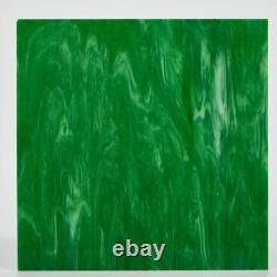 Stained Glass Panels 12x12 Inches for Arts and Crafts, Textured Surface Design