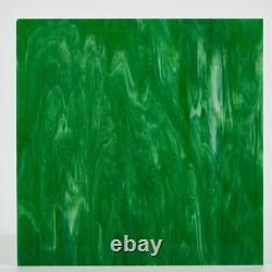 Stained Glass Panels 12x12 Inches for Arts and Crafts, Textured Surface Design