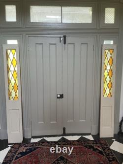 Stained Glass Panels, Vintage/antique Stained Glass, Harlequin Stained Glass