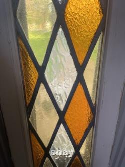 Stained Glass Panels, Vintage/antique Stained Glass, Harlequin Stained Glass