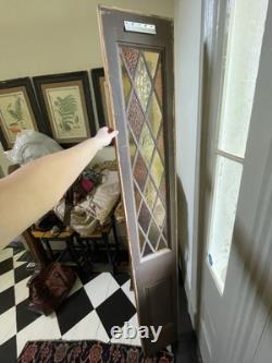 Stained Glass Panels, Vintage/antique Stained Glass, Harlequin Stained Glass