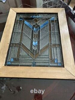 Stained Glass Prairie Style window Frank Lloyd Wright Southwestern