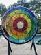 Stained Glass Rainbow Mandala Panel 12D