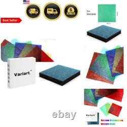 Stained Glass Sheets 12x12 Inch Clear Textured Mosaic Water Ripple Art Supplies