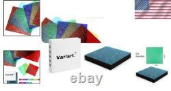 Stained Glass Sheets 12x12 Inch Clear Textured Mosaic Water Ripple Art Supplies