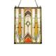 Stained Glass Tiffany Style Glass Window Panel Arts & Crafts ONE THIS PRICE