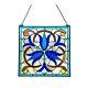 Stained Glass Tiffany Style Hanging Window Panel Suncatcher Victorian Design