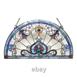 Stained Glass Tiffany Style Hanging Window Panel Tiffany Style Victorian Design
